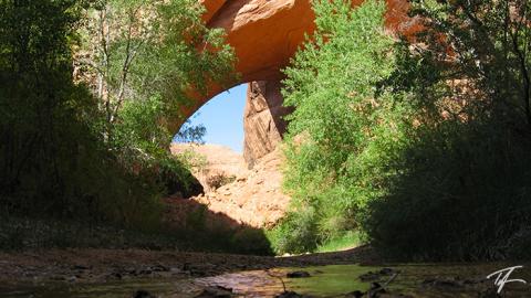 Jacob Hamblin Arch in Coyote Gulch