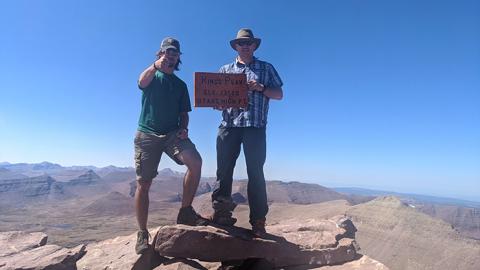My first time atop Kings Peak with my friend of 18+ years