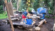 Camp sites are fairly primitive, but that's the appeal to Camp Loll
