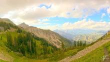 The Timpanookee trail and American Fork Canyon