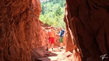 The Supai Tunnel on the North Kaibab Trail in Grand Canyon National Park